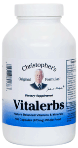 Dr. Christopher's Vitalerbs, 180 VCaps ~ Herbal MultiVitamin