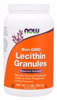 NOW Lecithin Granules, 97% Phosphatides 2 lb, Non-GMO