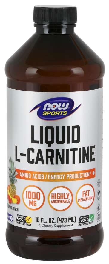 now sports l-carnitine liquid 1000 NOW Sports Liquid L-Carnitine Citrus